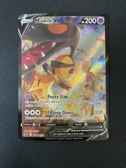 Mawile V TG17/TG30 - Pokemon TCG Silver Tempest Trainer Gallery Holo Card NM - Image 1