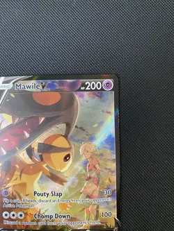 Mawile V TG17/TG30 - Pokemon TCG Silver Tempest Trainer Gallery Holo Card NM - Image 3