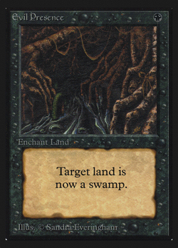 Evil Presence x (1) MTG - Collector's Edition - EX/NM - U108 - 4RCards - Image 1