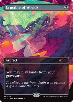 Crucible of Worlds X (1) Secret Lair Drop NM R2110 - In Hand- Non-Foil - 4RCards - Image 1