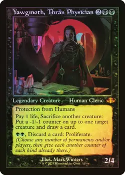 Yawgmoth, Thran Physician - Retro Frame - FOIL - Dominaria Remastered - NM/M - Image 1