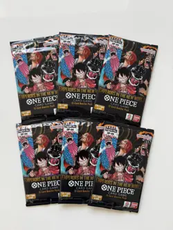 One Piece TCG OP-09 Emperors In The New World Booster Packs x6 - NEW - SEALED - Image 1