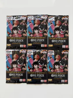 One Piece TCG OP-09 Emperors In The New World Booster Packs x6 - NEW - SEALED - Image 3