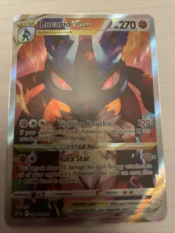 Lucario VSTAR SWSH291 Promo Sword & Shield Holo 270 HP Pokemon TCG Card - Image 1