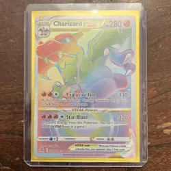 Pokemon Charizard VSTAR 174/172 Holo VSTAR Power Card English 2022 - Image 1
