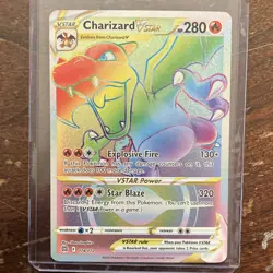 Pokemon Charizard VSTAR 174/172 Holo VSTAR Power Card English 2022 - Image 3