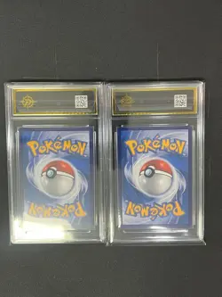 Pokemon 2pcs Chinese cards Wallace CSV6C-148 149/128 Norman Brawl SR Grade10 - Image 2