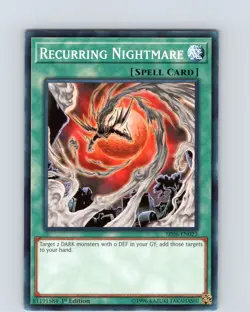 Yu-Gi-Oh TCG Recurring Nightmare SR06-EN023 1st Edition Regular Common Card NM - Image 1