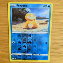 PSYDUCK 024/203 POKEMON CARD (EVOLVING SKIES SET) REVERSE HOLO - Image 1