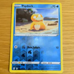 PSYDUCK 024/203 POKEMON CARD (EVOLVING SKIES SET) REVERSE HOLO - Image 2