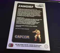 Zangief - PSA Magazine Exclusive Promo - Street Fighter 2 Champion Edition Card - Image 2