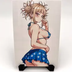 My Hero Academia Himiko Toga Sexy Bikini Anime Waifu Girl Goddess Story Art Card - Image 1