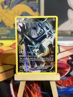 Pokemon Dialga Full Art Promo Holo XY77 XY Basic 120 HP Metal Card 2016 English - Image 1