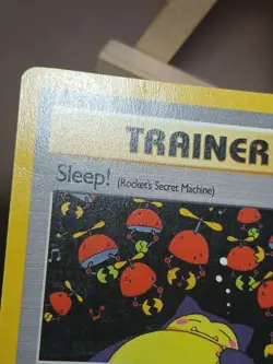 HP 1st Ed Sleep! Non-Holo WOTC Pokemon Card 79/82 Rocket Set - Image 3
