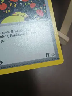 HP 1st Ed Sleep! Non-Holo WOTC Pokemon Card 79/82 Rocket Set - Image 4