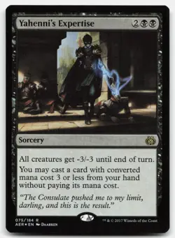 MTG Yahenni's Expertise FOIL R Aether Revolt 75 LP - Image 1