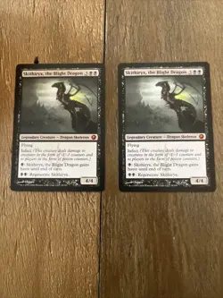 MTG Skithiryx, the Blight Dragon Scars Of Mirrodin 79/249 Regular Mythic - Image 1