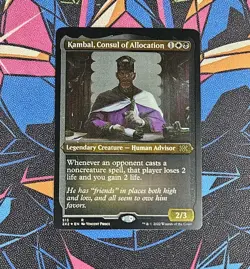 Kambal, Consul of Allocation NM Foil Etched MTG Double Masters 2022 2X2 Unplayed - Image 1