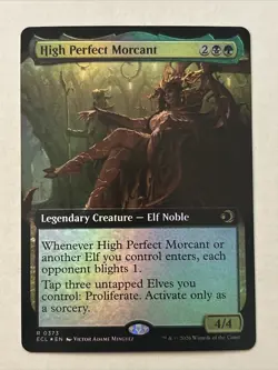 High Perfect Morcant FOIL Extended Art 373 Lorwyn Eclipsed ECL MTG Rare Unplayed - Image 1