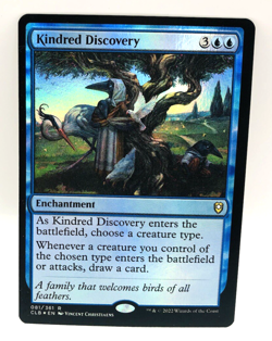 MTG Kindred Discovery 081/361 FOIL NM+ Commander Legends Battle for Baldurs Gate - Image 1