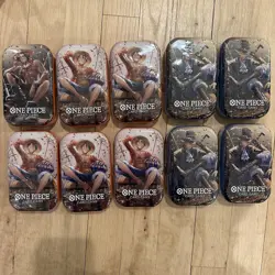 One Piece ts-02 Vol. 2 Mini tins OP-13 Lot Of 10 New Factory Sealed - Image 1
