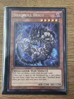 Yugioh Shaddoll Beast DUEA-EN027 Rare 1st Edition NM Card - Image 1