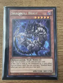 Yugioh Shaddoll Beast DUEA-EN027 Rare 1st Edition NM Card - Image 5