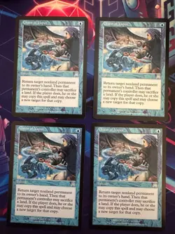 MTG - 4x Chain of Vapor x4 - Onslaught -English - NM Condition - Image 1