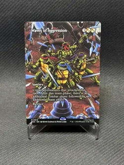 Waves of Aggression (Borderless) Teenage Mutant Ninja Turtles Source Material... - Image 1