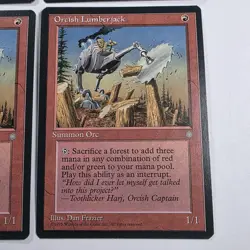 MTG Orcish Lumberjack x4 Ice Age Common LP Playset - Image 3