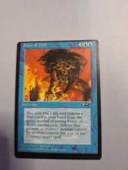 MTG: Force of Will (LP) (Miscut): Alliances - Image 1