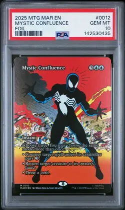 Mystic Confluence (Borderless Foil) #12 - Marvel's Spider-Man - PSA 10 - POP 4! - Image 2