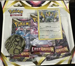 Pokemon SWSH Lost Origin 3-Pack Blister (Regigigas) New & Sealed - Image 1