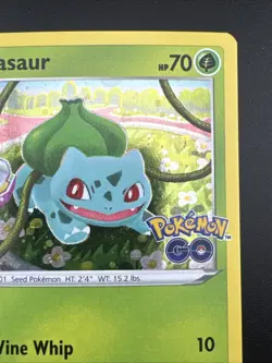 Bulbasaur SWSH231 Pokemon Go Sword & Shield Black Star Promo Cosmos Holo - Image 5