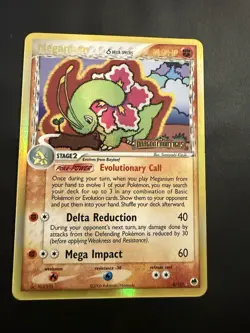 Pokemon TCG Meganium Dragon Frontiers 4/101 Delta Species Reverse Holo Stamped - Image 2