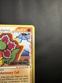 Pokemon TCG Meganium Dragon Frontiers 4/101 Delta Species Reverse Holo Stamped - Image 3