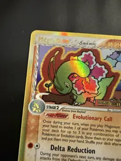 Pokemon TCG Meganium Dragon Frontiers 4/101 Delta Species Reverse Holo Stamped - Image 4