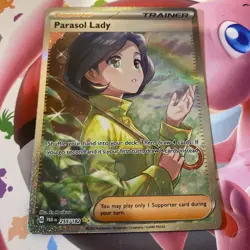 Parasol Lady 255/182 Paradox Rift SIR Trainer Pokemon NM/MINT - Image 1