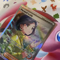 Parasol Lady 255/182 Paradox Rift SIR Trainer Pokemon NM/MINT - Image 3