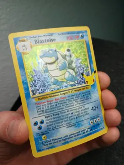 Pokemon TCG Blastoise 2/102 Celebrations: Classic Collection Holo Rare MINT - Image 3