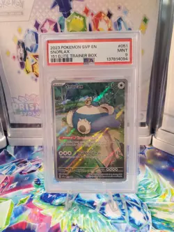 PSA 9 - Snorlax #051 - Pokemon SV Black Star Promos - Image 1