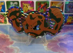 Pokemon Vintage Pocket Monsters Vending HOLO Prism Sticker 90s Nintendo Geodude - Image 3