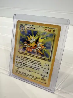 ✨ Pokemon TCG Jolteon Holo Rare Jungle Set 4/64 – Vintage WOTC 1999 – Eevee - Image 2