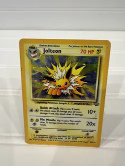✨ Pokemon TCG Jolteon Holo Rare Jungle Set 4/64 – Vintage WOTC 1999 – Eevee - Image 4