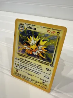 ✨ Pokemon TCG Jolteon Holo Rare Jungle Set 4/64 – Vintage WOTC 1999 – Eevee - Image 5