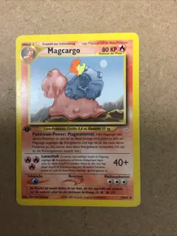 Pokemon [GERMAN] Magcargo 33/64 Uncommon Neo Revelation - Image 1
