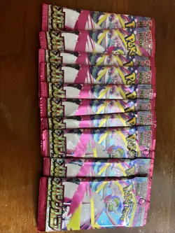 RARE Japanese POKEMON TCG 10 Pack Lot Mega Symphonia SEALED Booster JP - Image 1