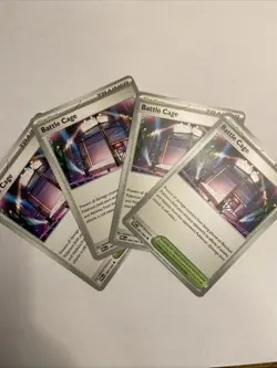 4x Battle Cage 085/094 Playset x4 Phantasmal Flames Pokemon TCG NM - Image 1
