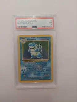 1999 Pokemon Base Set Blastoise Holo 2/102 PSA 7 NM - Image 1