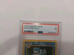 1999 Pokemon Base Set Blastoise Holo 2/102 PSA 7 NM - Image 3
